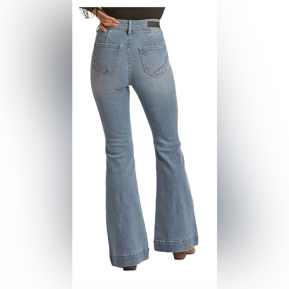 (25x36) Rock And Roll High Rise Flare Jeans